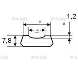 Плоские керамические подкладки С-27mm - st-e.info - Златоуст