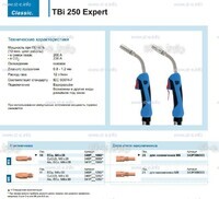 Горелка для полуавтоматической сварки TBi 250 Expert, длина 5 m. - st-e.info - Златоуст