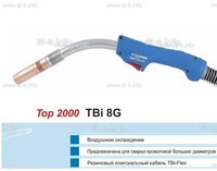 Горелка для полуавтоматической сварки TBI 8G-blue-RGZ, длина 3 метра - st-e.info - Златоуст