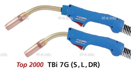 Сварочная горелка для полуавтомата TBi 7G Long (Длинная), длина рукава 5м - st-e.info - Златоуст