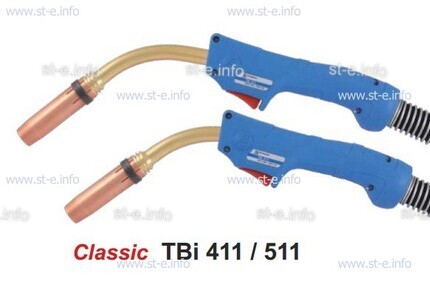 Горелка для полуавтоматической сварки TBi 511-blue-ESW,длина 4 метра - st-e.info - Златоуст