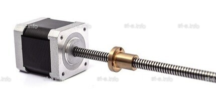 Шаговый двигатель 42HSL48-1204JA08-E150 (Tr8*8) - st-e.info - Златоуст