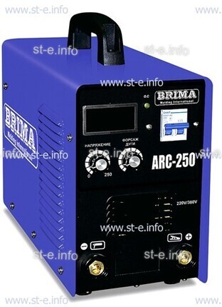 Сварочный аппарат Brima (инвертор) ARC 250 (220/380В) - st-e.info - Златоуст