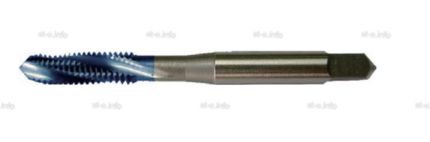 Метчик машинный М2*0,4 с винтовой канавкой DIN-371, сталь М35 - st-e.info - Златоуст