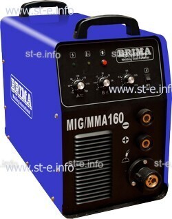 Сварочный полуавтомат инверторный одноблочный Brima MIG/MMA-160 - st-e.info - Златоуст
