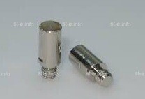 Электрод для плазмотрона ERGOCUT S25, ERGOCUT S25K, ERGOCUT S45 арт. PR0105 (короткий) - st-e.info - Златоуст
